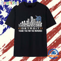Detroit Tigers Baseball Legends Thank You For The Memories Skyline Name 2025 T Shirt