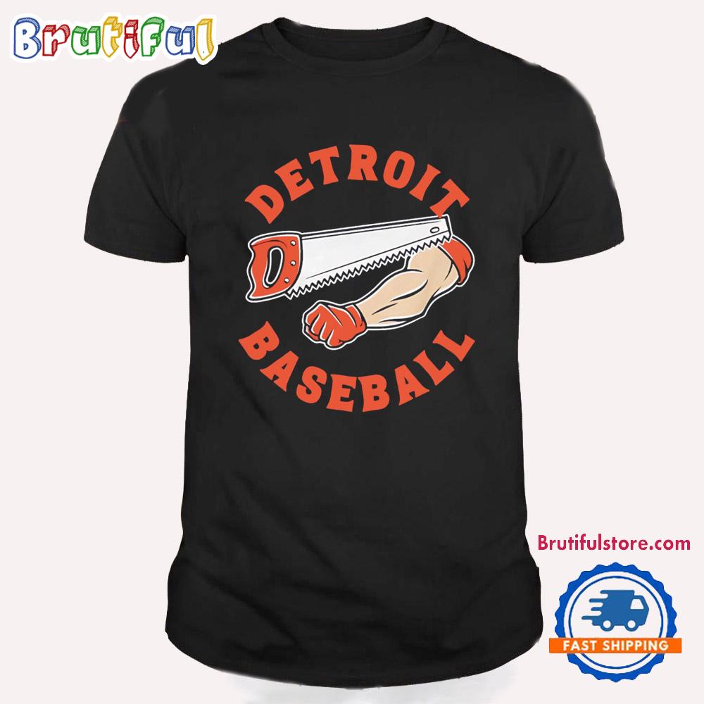 Detroit Tigers Bone Saw Celebration T Shirt