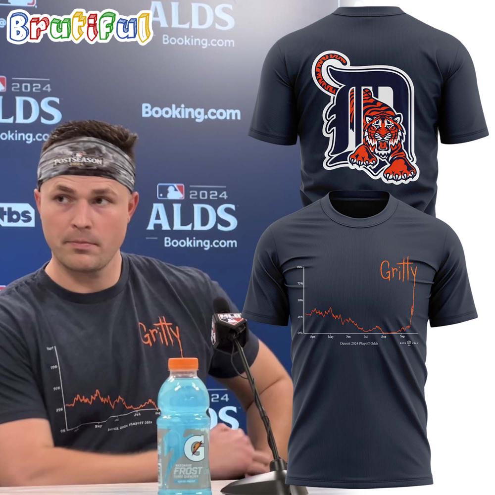 Detroit Tigers Gritty Tigs 2025 3D Shirt
