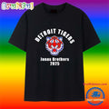 Detroit Tigers Jonas Brothers 2025 Logo T Shirt