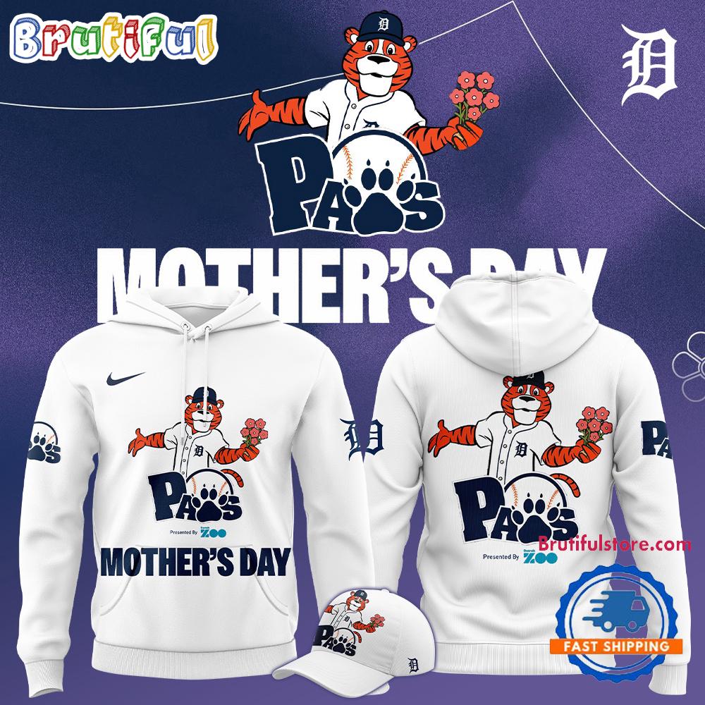Detroit Tigers Mother’s Day 2025 3D Printed Hoodie