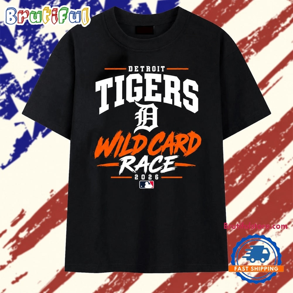 Detroit Tigers Wild Card Race 2026 MLB Baseball T Shirt