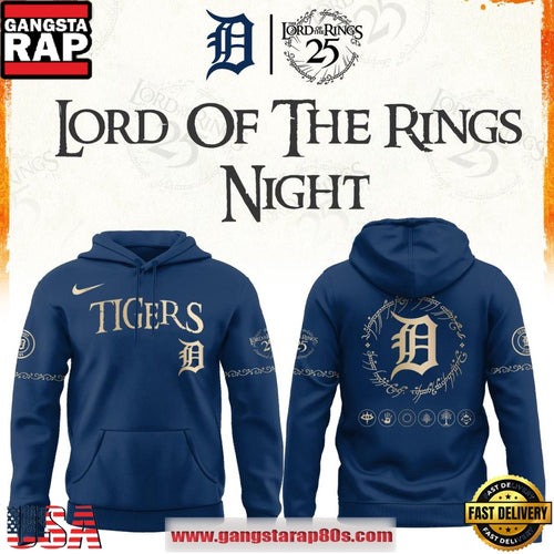 Detroit Tigers x Lord of The Rings Night 2026 Special Hoodie