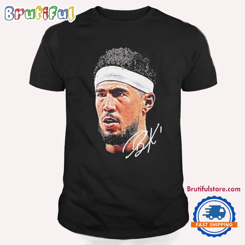 Devin Booker Phoenix Suns Big Face Signature T Shirt