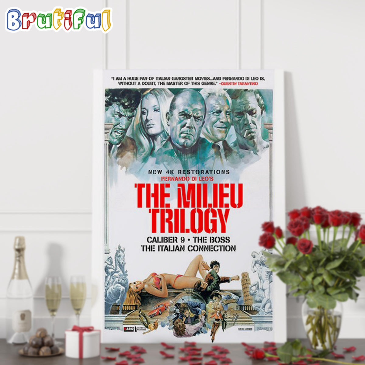 Di Leo’s The Milieu Trilogy September 13 2024 Kino Lorber Movie Wall Art Poster Canvas