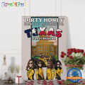 Dirty Honey Fort Worth TX &Austin TX Tour Oct 18-20 2024 Tour Wall Art Poster Canvas