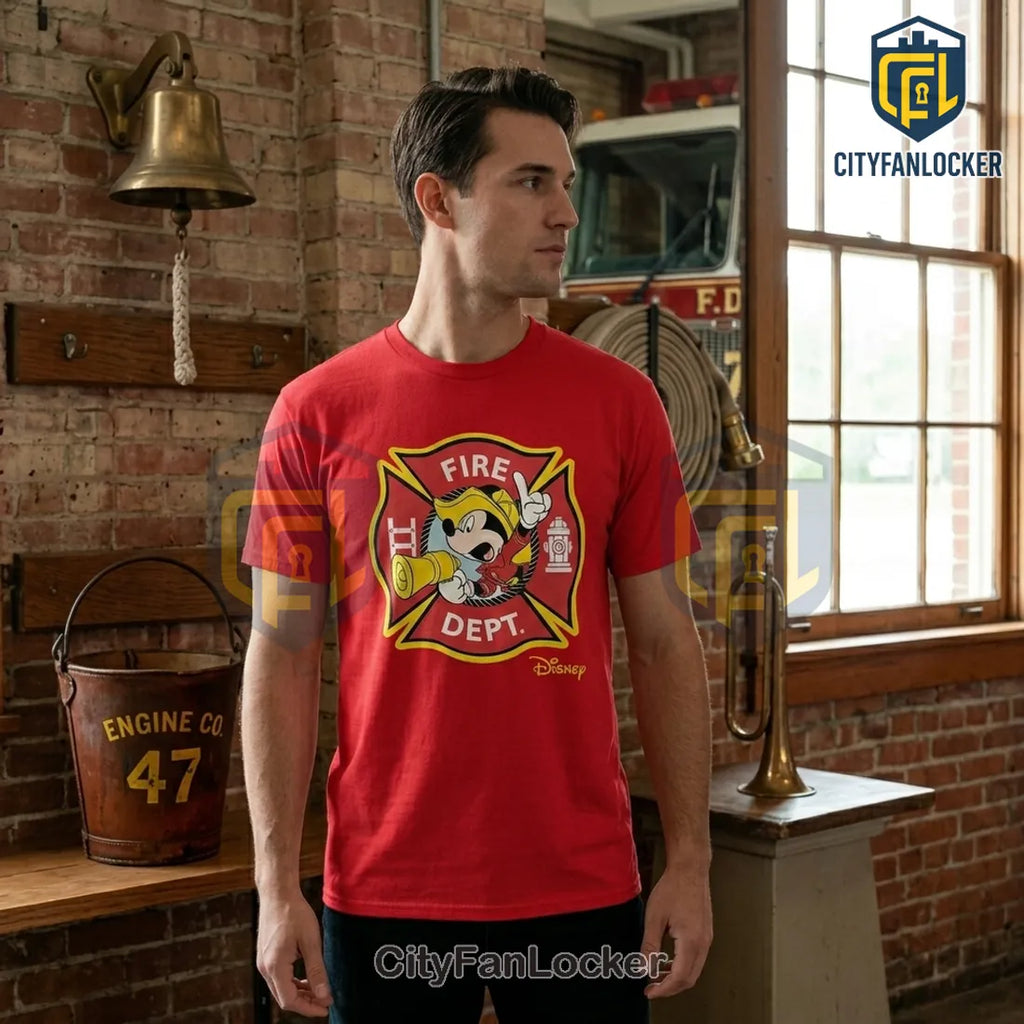 Disney Mickey Mouse x Firefighter Mickey’s Fire Crew Collectible Graphic T-Shirt