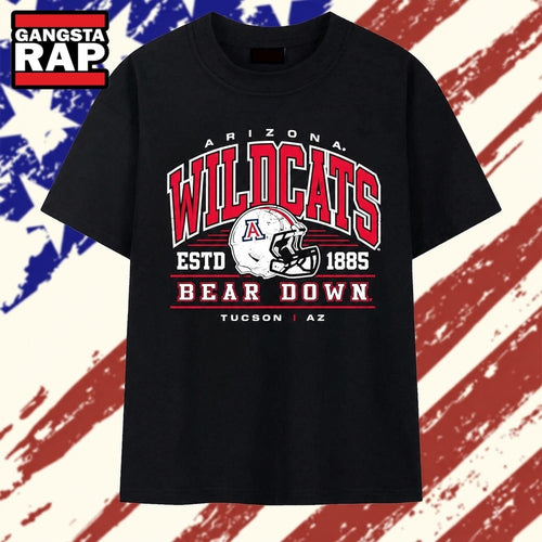 Distressed Arizona Wildcats Bear Down Tucson AZ Estd 1885 T Shirt
