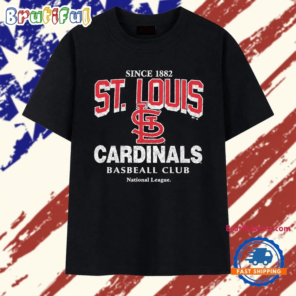 Distressed St Louis Cardinals Baseball Club Since 1882 T Shirt