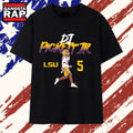 DJ Pickett Jr. 5 LSU Tigers Football Pose T Shirt