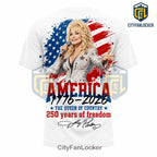 Dolly Parton America 1776-2026 Freedom T-Shirt
