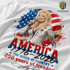 Dolly Parton America 1776-2026 Freedom T-Shirt