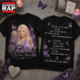 Dolly Parton Forever In Our Hearts Butterfly Tribute T Shirt