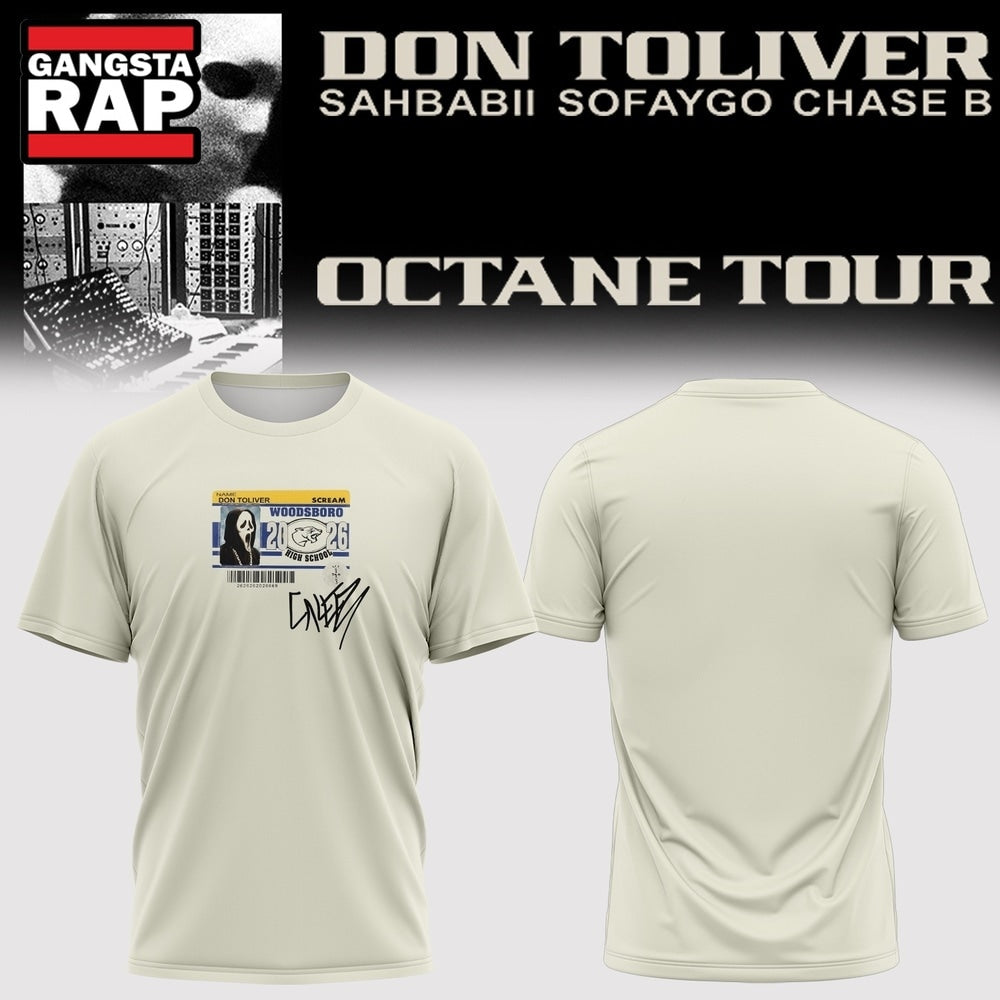 Don Toliver Octane Tour Signature 2026 Hoodie T-Shirt