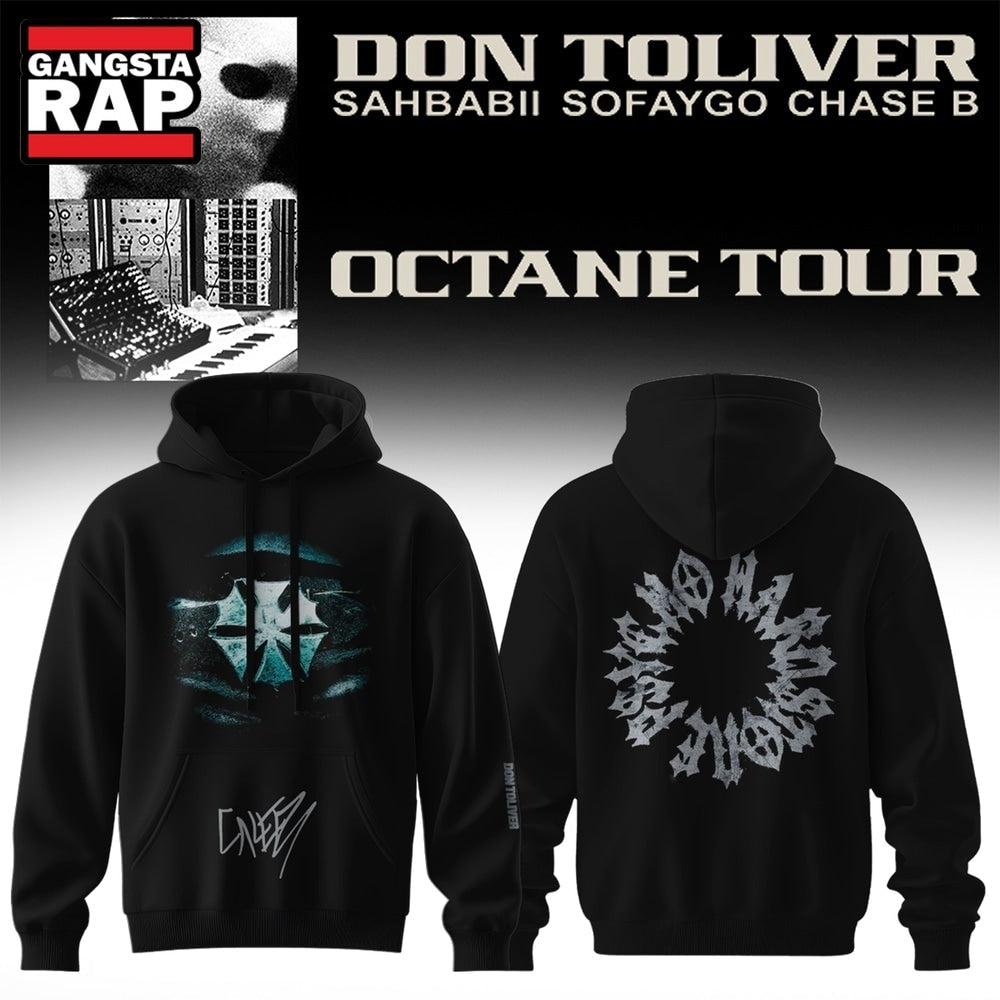 Don Toliver Octane Tour Signed 2026 Black Hoodie T-Shirt