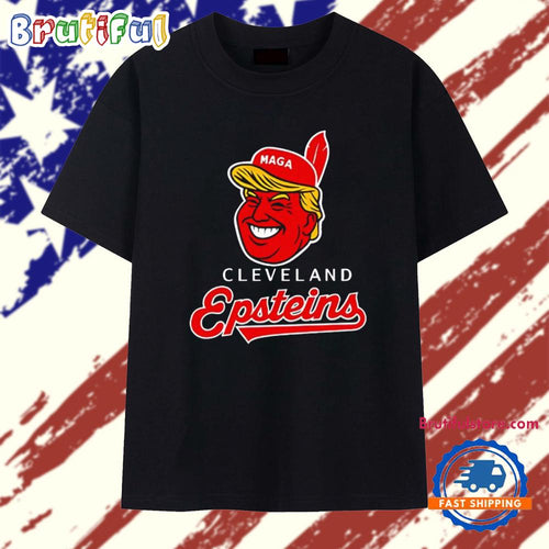 Donald Trump MAGA Cleveland Epsteins Logo T Shirt