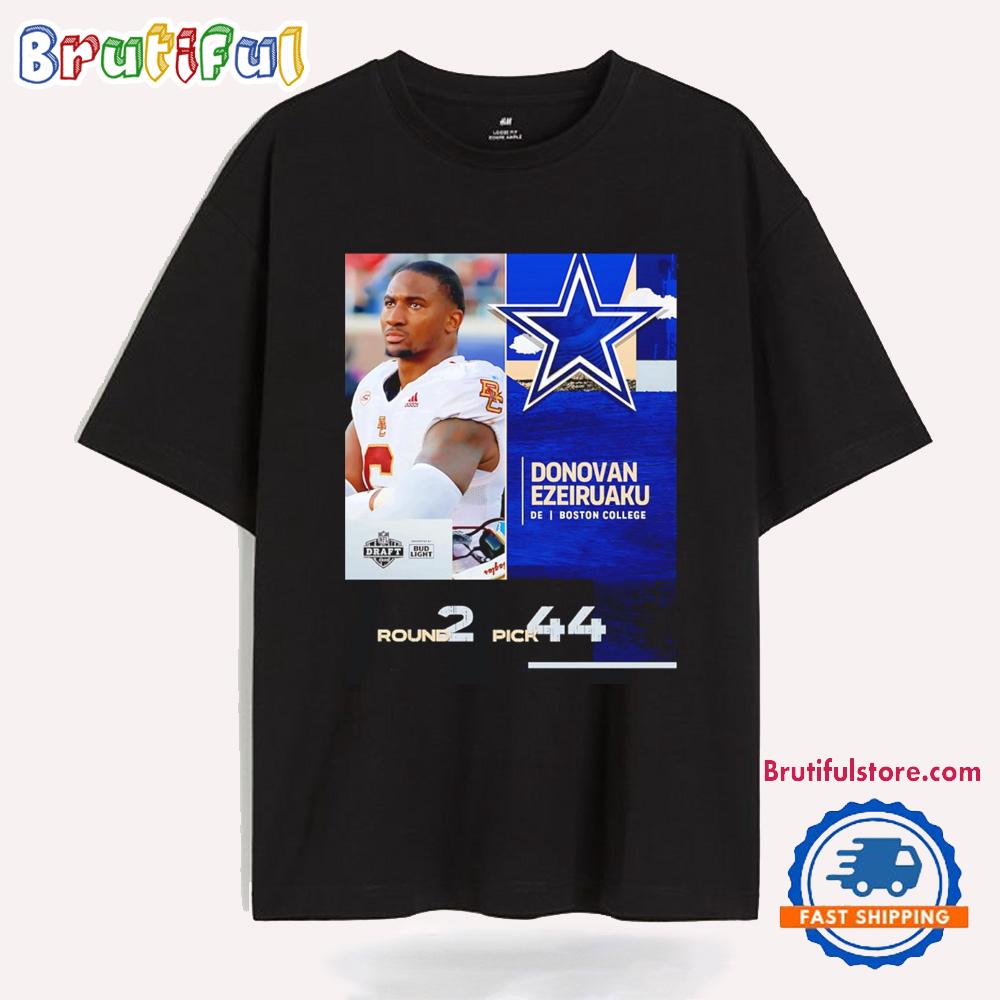 Donovan Ezeiruaku Dallas Cowboys 2025 Nfl Draft Poster T Shirt