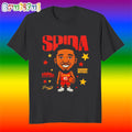 Donovan Mitchell Cleveland Cavaliers Spida Signature Caricature T Shirt