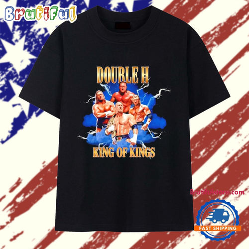 Double H King Of Kings Triple H WWE T Shirt