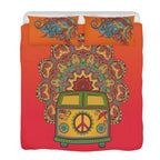 Hippie 4PCS Bedding Set - Color & Freedom Bedding Style