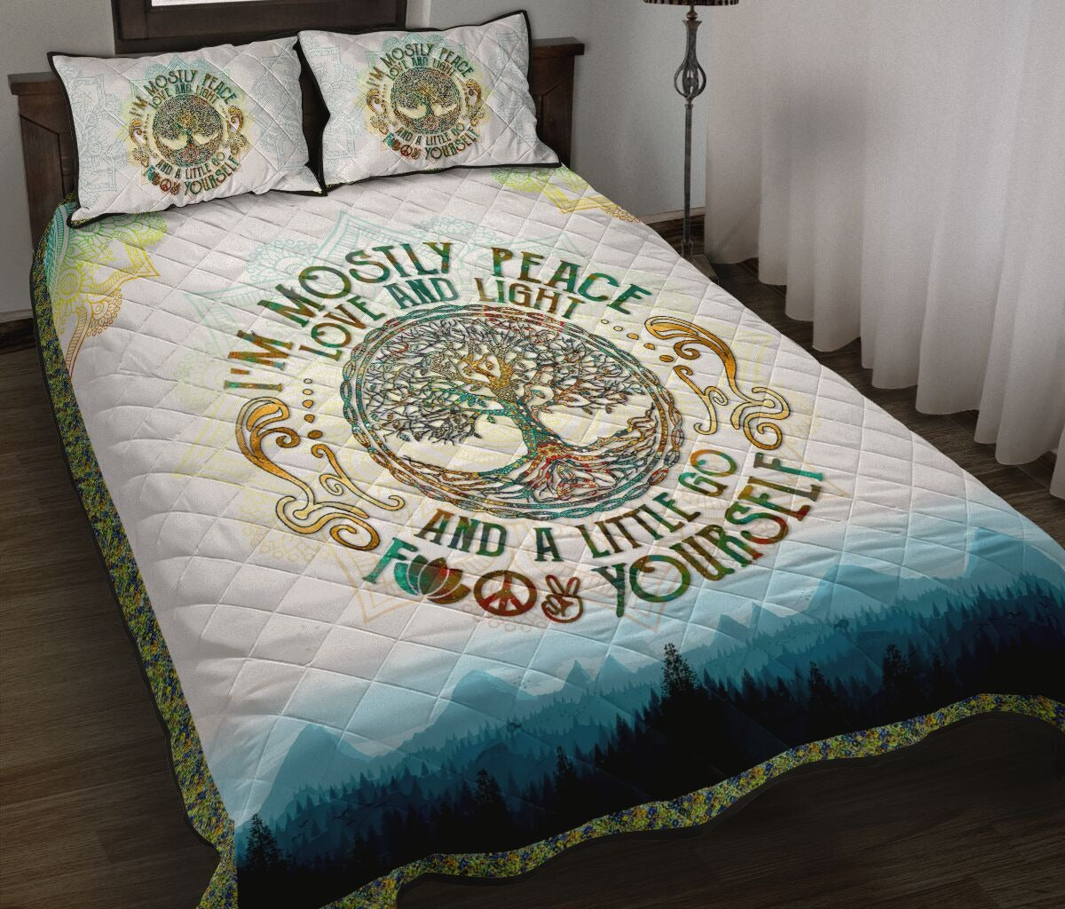 Hippie Quilt Bedding Set - Open Spirit Color Bedding