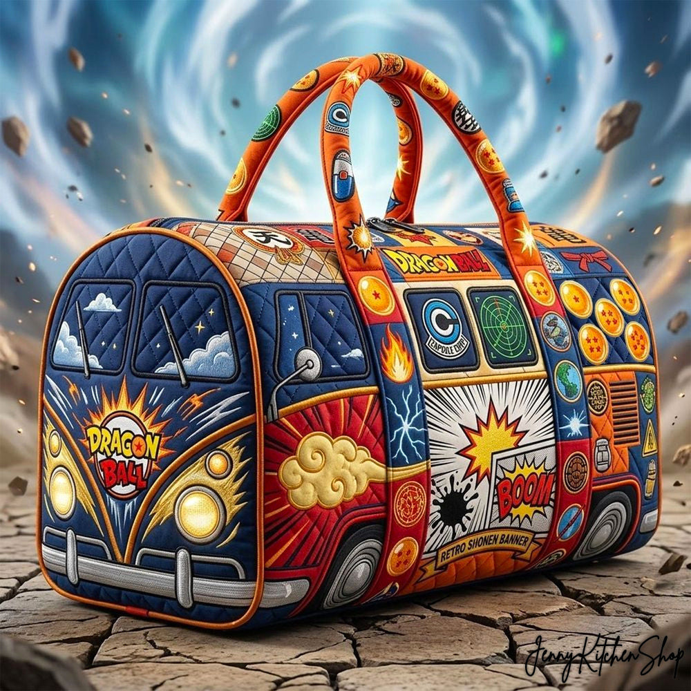 Dragon Ball Travel Day Quilted Duffle Bag