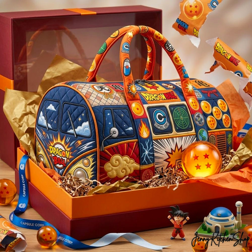 Dragon Ball Travel Day Quilted Duffle Bag