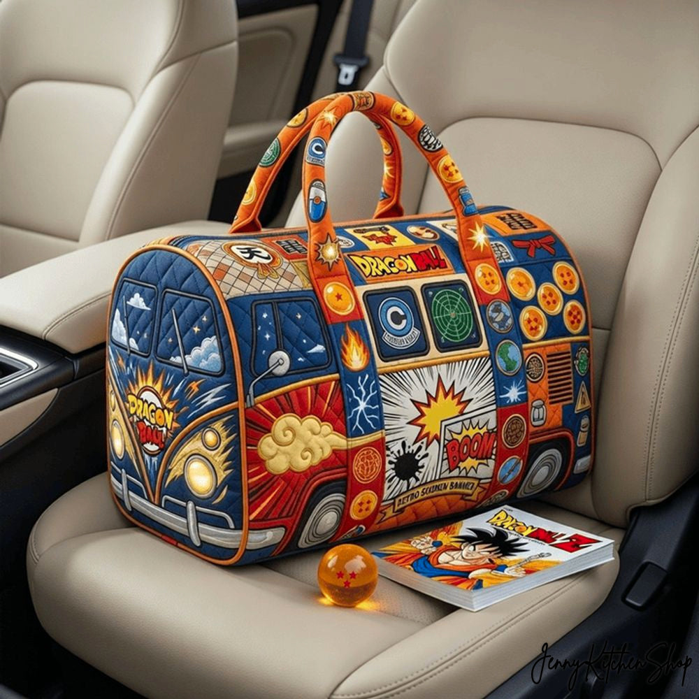 Dragon Ball Travel Day Quilted Duffle Bag