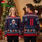 Drew Bledsoe 11 New England Patriots Football Helmet Ugly Christmas Sweater