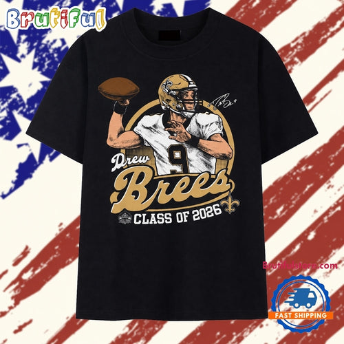 Drew Brees Saints Class of 2026 Homage T Shirt