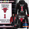 D-Rose Chicago Bulls 2026 Black Hoodie Shirt