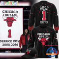 D-Rose Chicago Bulls 2026 Black Sweatshirt