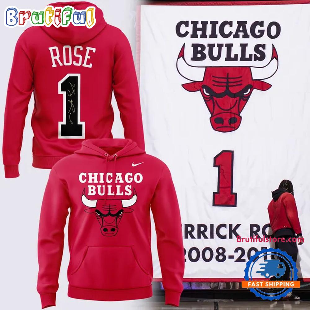 D-Rose Chicago Bulls 2026 Limited Edition SIGNED Hoodie