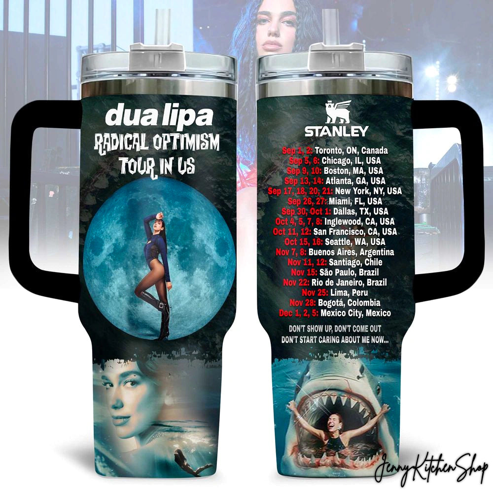 Dua Lipa Music Custom New Edition Tumbler