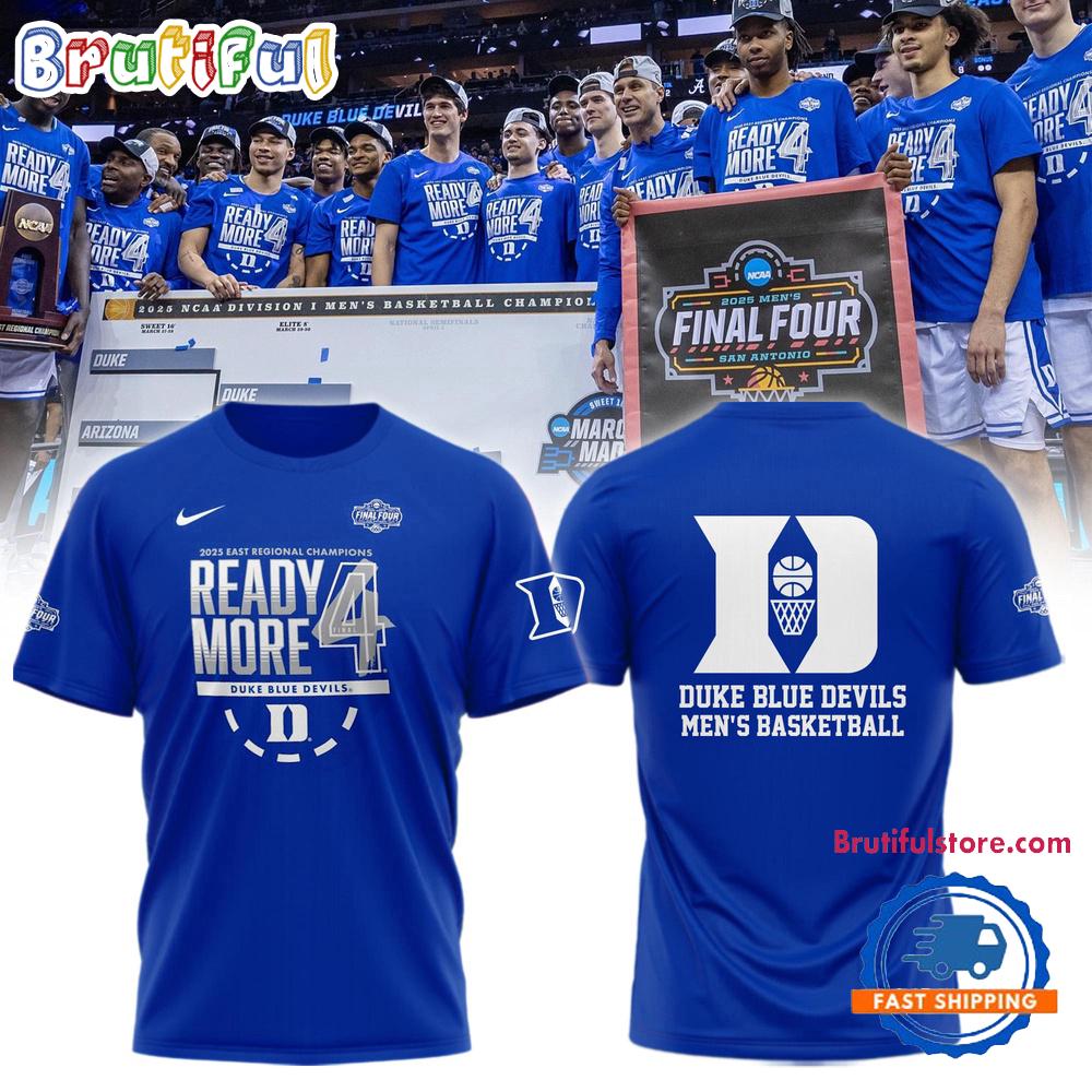 Duke Blue Devils 2025 NCAA Men’s Basketball Tournament March Madness Final Four Regional Champions Hoodie T-Shirt
