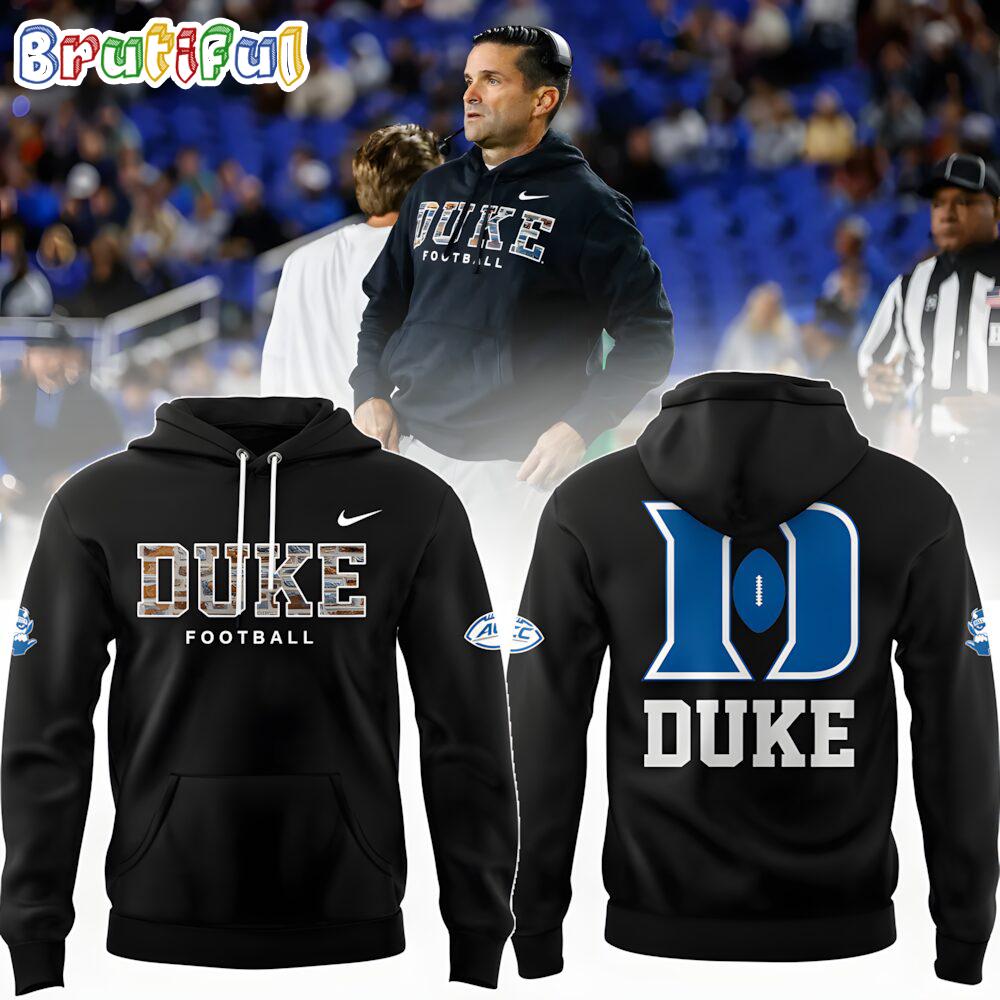 Duke Blue Devils 2025 Durham Camo Wordmark Club Hoodie T-Shirt