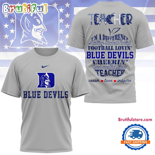 Duke Blue Devils Teacher Pride 2025 Unisex 3D Shirt