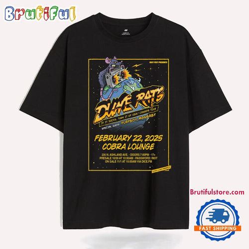 Dune Rats Cobra Lounge Chicago IL Feb 22 2025 Tour T Shirt