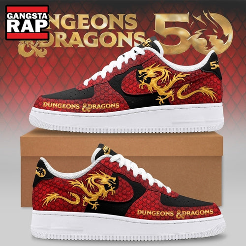 Dungeons & Dragons 50th Anniversary Custom Air Force 1 Shoes, Music Air Force 1 Shoes