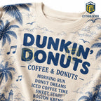 Dunkin Donuts Coffee and Donuts Cream T-Shirt