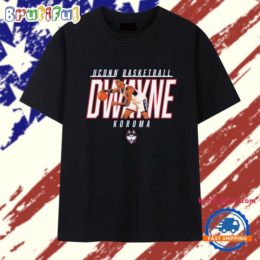 Dwayne Koroma UConn Huskies Illustrated T Shirt