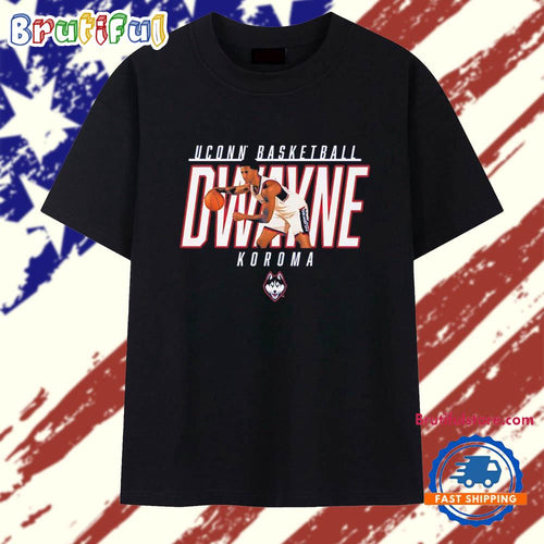 Dwayne Koroma UConn Huskies Illustrated T Shirt