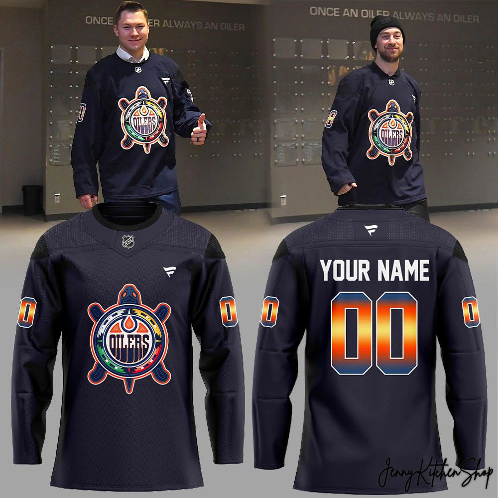 Edmonton Oilers 2026 Our Turtle Island Hockey Jersey
