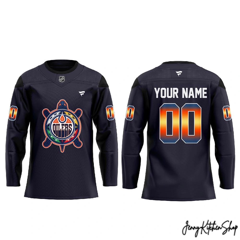 Edmonton Oilers 2026 Our Turtle Island Hockey Jersey