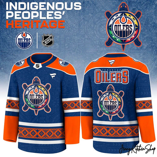 Edmonton Oilers Indigenous Peoples Heritage Hockey Jersey