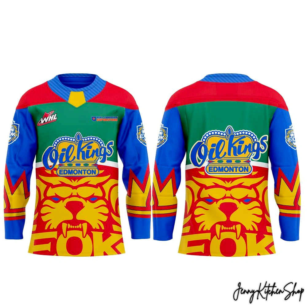 Edmonton Oilers Kings 2026 Special Hockey Jersey
