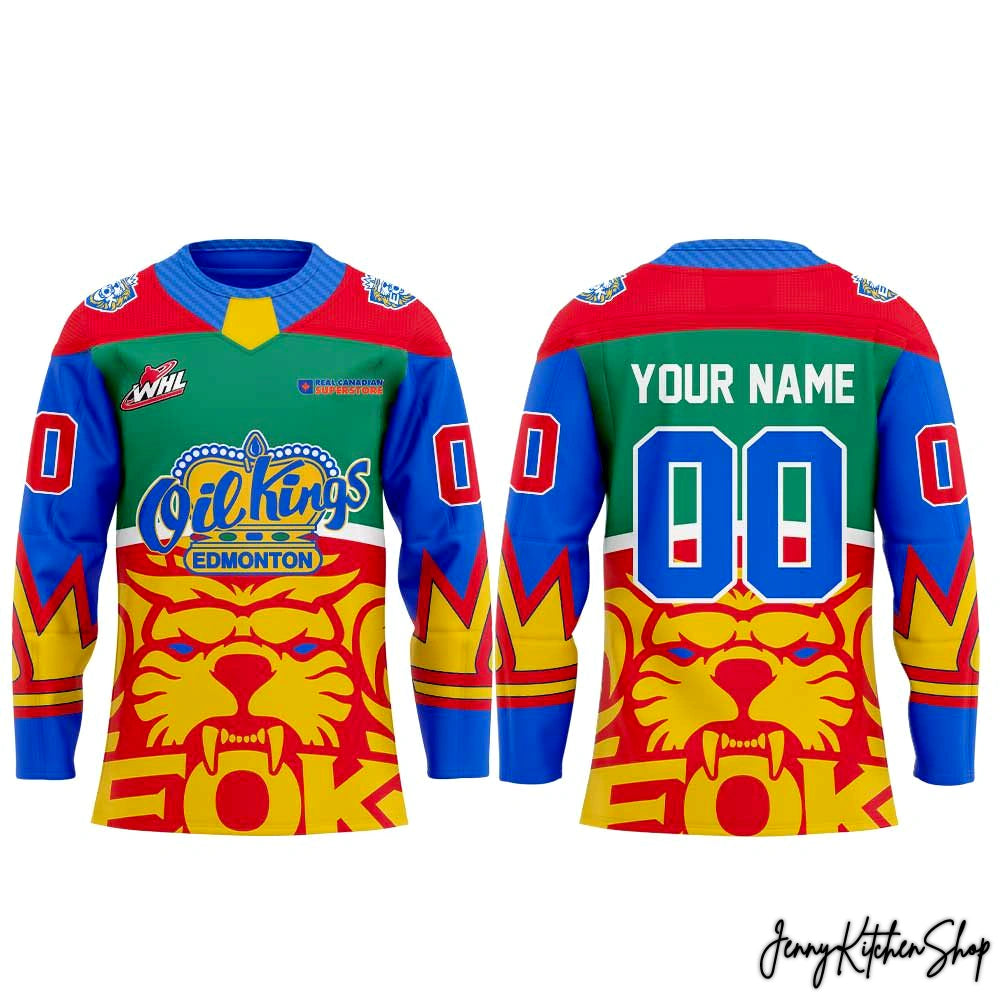 Edmonton Oilers Kings 2026 Special Hockey Jersey