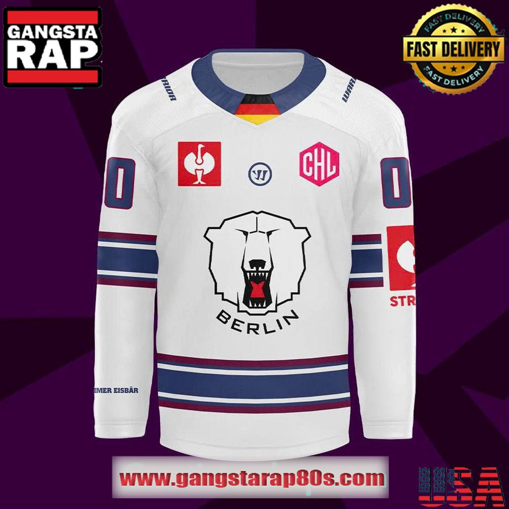 Eisbären Berlin New Season 2526 Away Custom Hockey Jersey