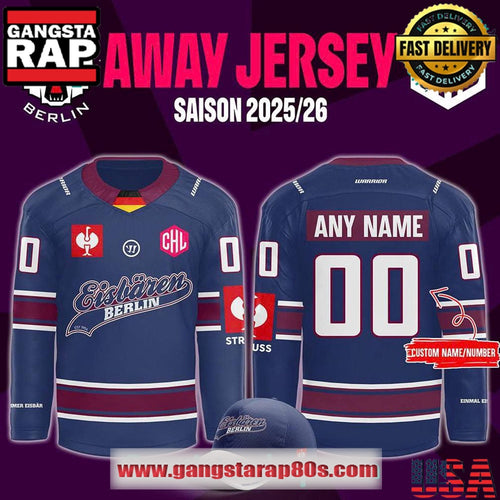 Eisbären Berlin New Season 2526 Custom Hockey Jersey