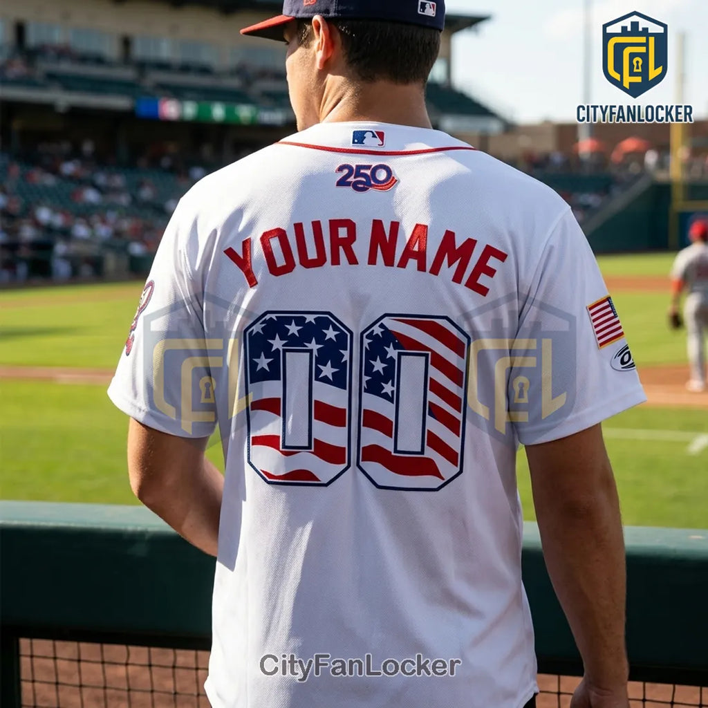 El Paso Chihuahuas 2026 4th of July Patriotic Baseball Jersey